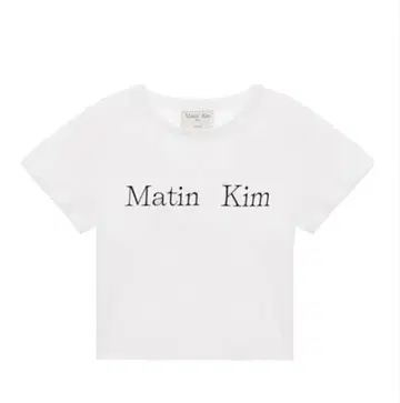 마틴 김 T셔츠 크롭 S 사이즈