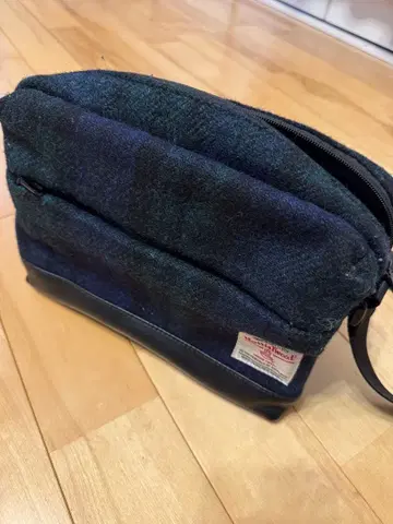 해리스 트위드 숄더백