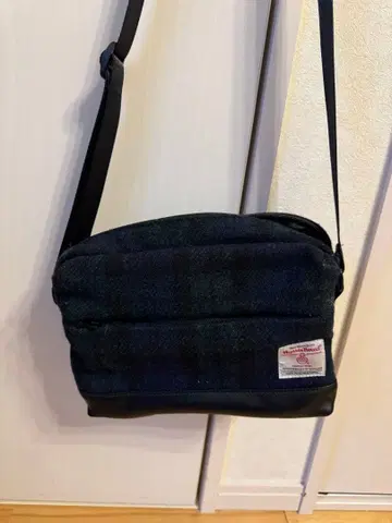 해리스 트위드 숄더백