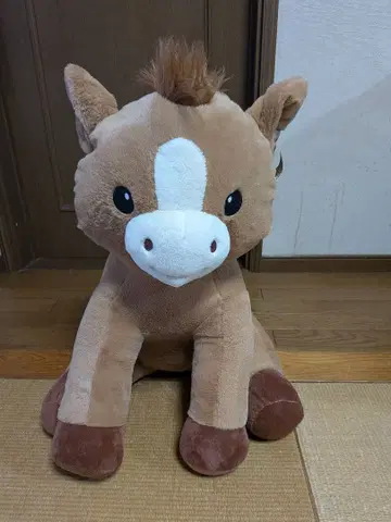 말 봉제 인형 높이 60cm