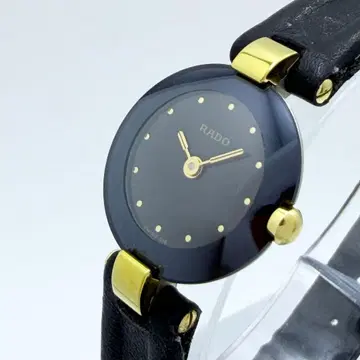 [ 작동 새 배터리 ] RADO 라운드 쿼츠 여성용 손목시계
