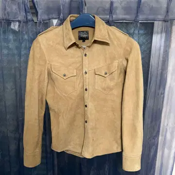 램 가죽 스웨이드 셔츠