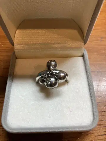 실버 반지 구체 장식 925 11호