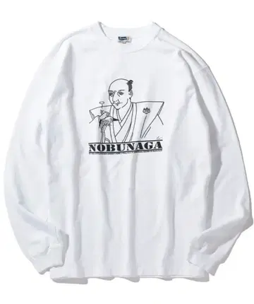 페로우즈 롱 슬리브 티셔츠 (오다 노부나가 프린트)