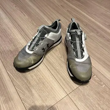 언더아머 골프화 그레이/화이트