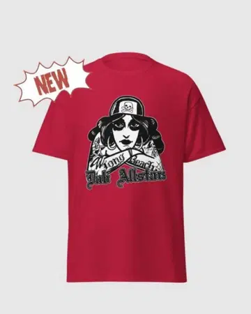 [ 미사용 새상품 ] 롱탭 비치 올스타 T셔츠 레드 XXL