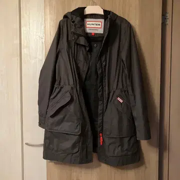 HUNTER 후드 부착 자켓 S 다크 그레이