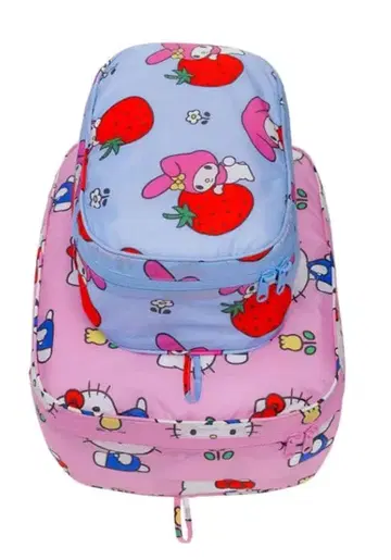 바구 패킹큐브 세트 헬로키티 앤 프렌즈 플로럴