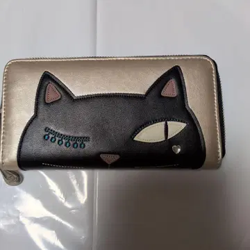 고양이 얼굴 디자인 장지갑