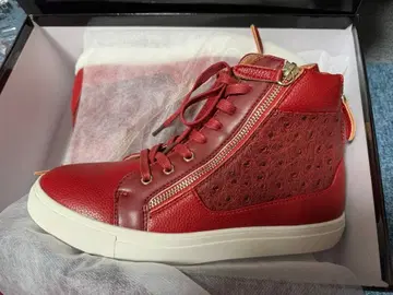 하이컷 스니커즈 이소재 부츠