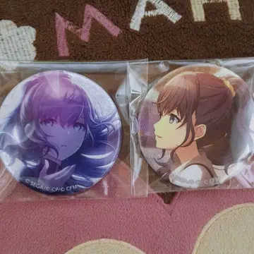 아사히나 마후유 글리터 캔뱃지 2개 세트