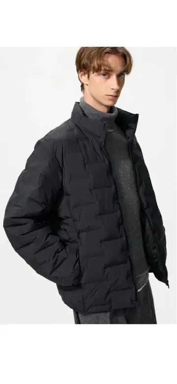 [미사용] UNIQLO 바프틱 자켓 논퀼트 남성용 블랙 XL