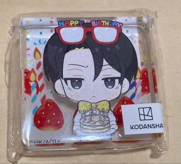 진격의 거인 보테쥬 리바이 벌스데이 아크릴 블록