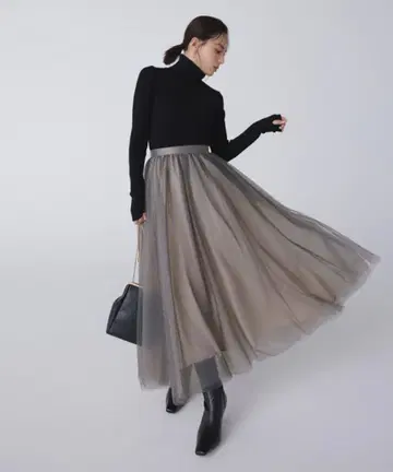 anuans 시어 볼륨 샤샤 스커트