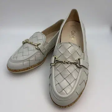 가버 꼬임 디자인 로퍼 라이트 그레이 4 1/2