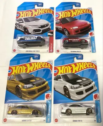 핫휠 혼다 시빅 4종 세트 Hot Wheels 미국판