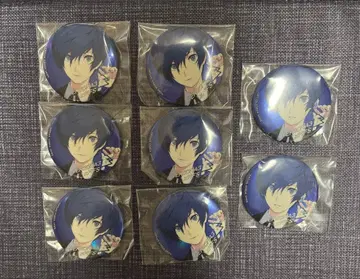 페르소나 3 주인공 유키 마코토 캔뱃지 FIFS 벨벳 블루 ver.