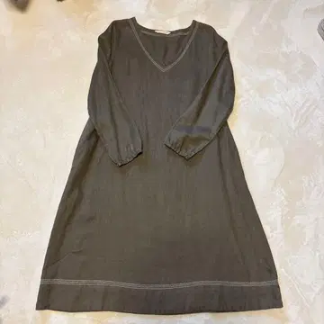Studio Clip 그레이 V넥 원피스