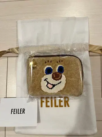 [ 미사용 새상품 ] 도업 테디 L자 파우치 FEILER