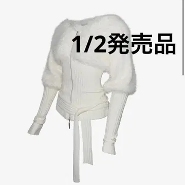 S contrast zip knit theredthread