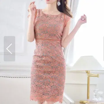 GINZA COUTURE 레이스 타이트 드레스