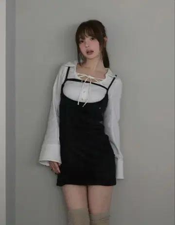 ANDMARY Betty velour mini dress