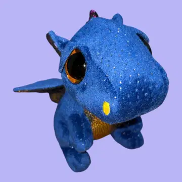ty 파랑 드래곤형 봉제 인형