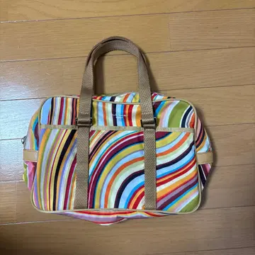 폴 스미스 스트라이프 보스턴 백