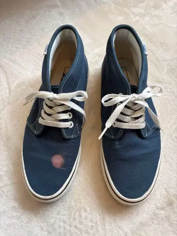 반스 VANS 남성용 스니커즈 처카 레트로 Navy 일본 한정판