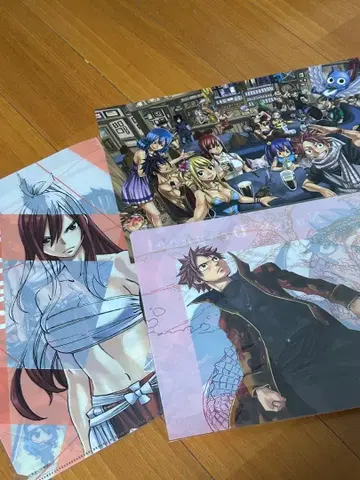 페어리 테일 나츠 엘자 클리어 파일 클리어 포스터