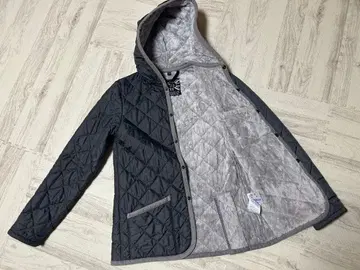 라벤햄 퀼팅 자켓 보아 포함 그레이