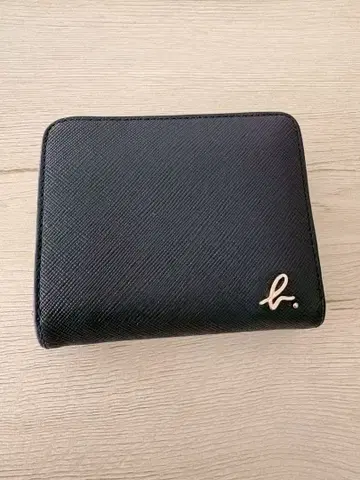 agnes b. 네이비*바이컬러 접이식 지갑