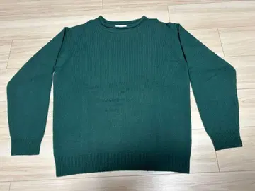 Beaty & youth 남성용 스웨터 다크 그린