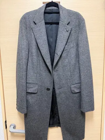 TAKEO KIKUCHI 체스터 코트 그레이