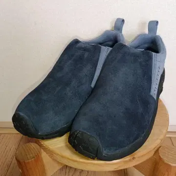 MERRELL 머렐 남성용 정글 모크 천연 가죽 슬립온 스니커즈