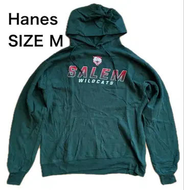 Hanes 헤인즈 USA 하이스쿨 후드티 그린 풀오버 M