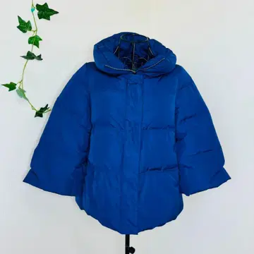 Benetton 다운 자켓 in Italy 블루 세탁 가능