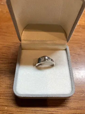 심플 실버 반지 핑키 5호