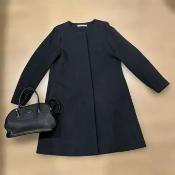 theory luxe 노카라 자켓 블랙