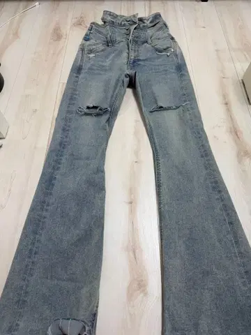 MARK STYLER 데미지 데님 청바지 사이즈 1