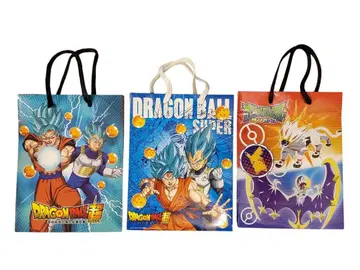 드래곤볼&포켓몬 종이 봉투 3세트