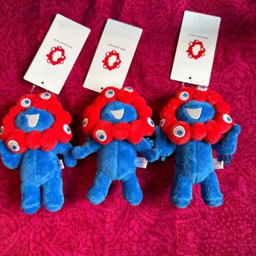 만박 미야쿠미야쿠 볼체인 마스코트 봉제 인형 3종 ABC