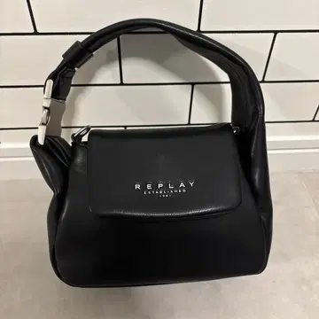 REPLAY 블랙 숄더백 핸드백