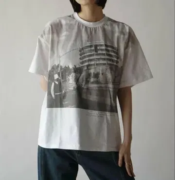 야마다야 RADIATE 그래픽 빅 프린트 T셔츠