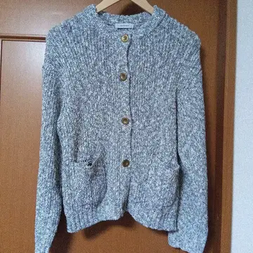 JEANASIS 그레이 니트 가디건 프리 사이즈