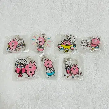 카나헤이의 작은 동물 가챠 상점 아크릴 키링 가챠 피스케와 토끼