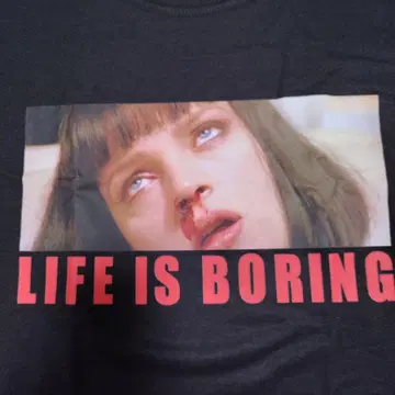 펄프 픽션 미아 영화 T셔츠