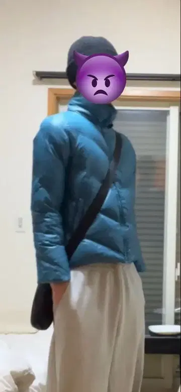 swag 크롭 다운 자켓