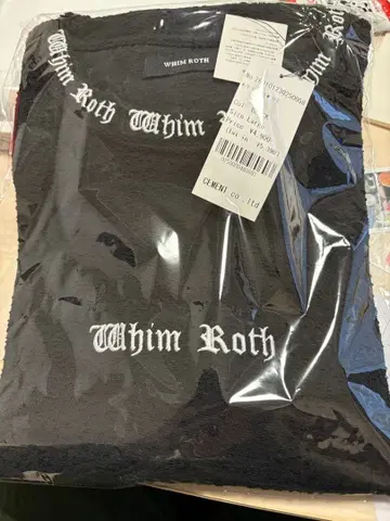 WHIM ROTH 블랙 T셔츠 L 사이즈