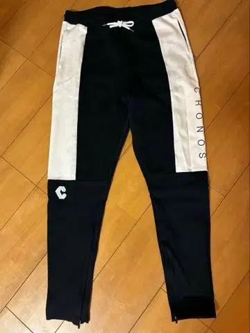 CRONOS 조거 팬츠 블랙/화이트